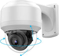 8MP Outdoor PTZ PoE IP Camera with Audio, 4X Optical Zoom, 132ft IR Night Vision, IP66 Waterproof W54932