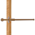 Brushed Bronze Retractable Pullout Garment Rod R764
