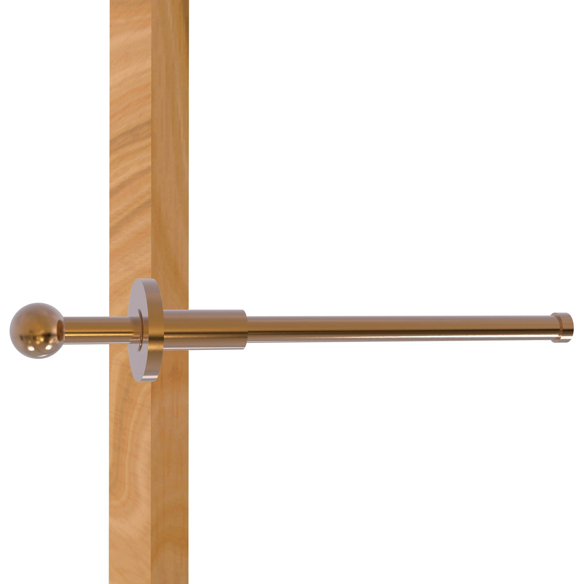 Brushed Bronze Retractable Pullout Garment Rod R764