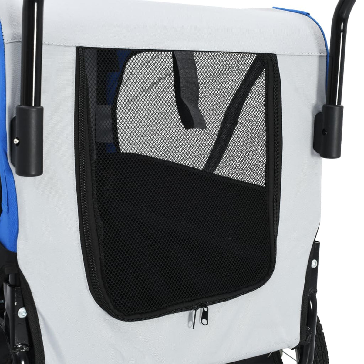 Gray and Blue Pet Bike Trailer Jogging Stroller U60511