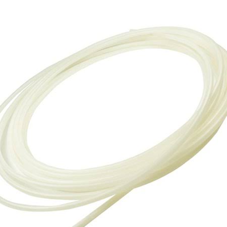 White Semi-Clear Plastic Tubing, Inner Diameter 0.02 inch, Outer Diameter 1/16 inch, 5 V9585