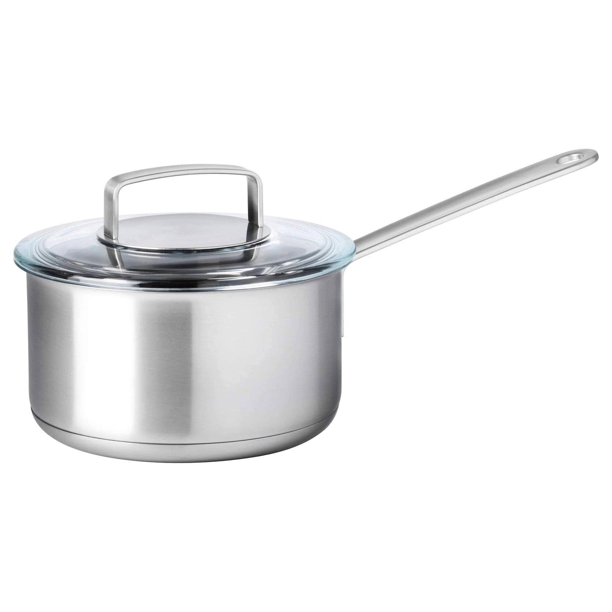 Stainless Steel Saucepan with Lid W1265