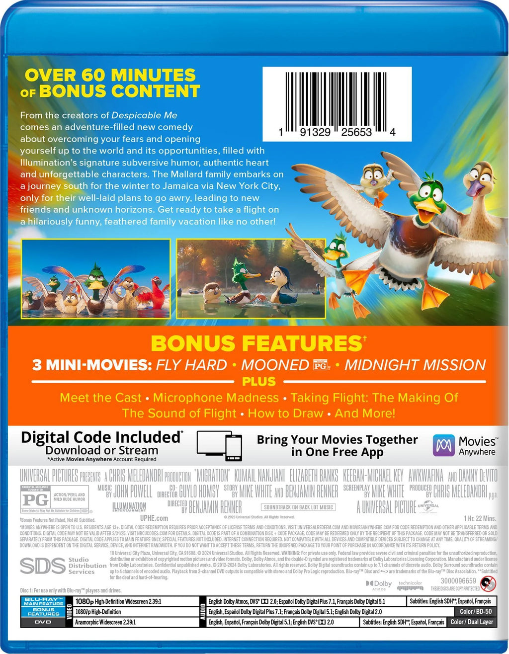 Migration Blu-ray + DVD + Digital Copy J350762