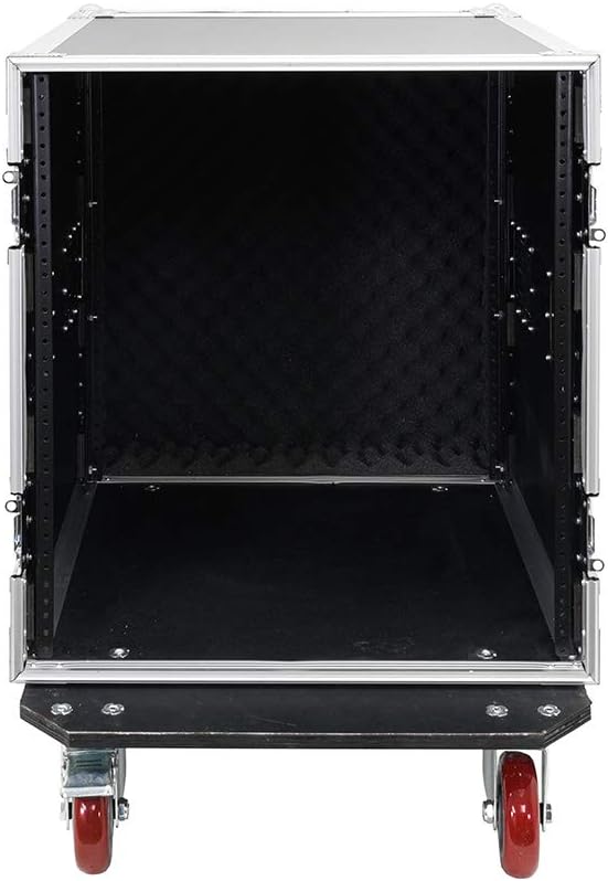 12U Pro Audio DJ Road Rack Case with Casters O69560