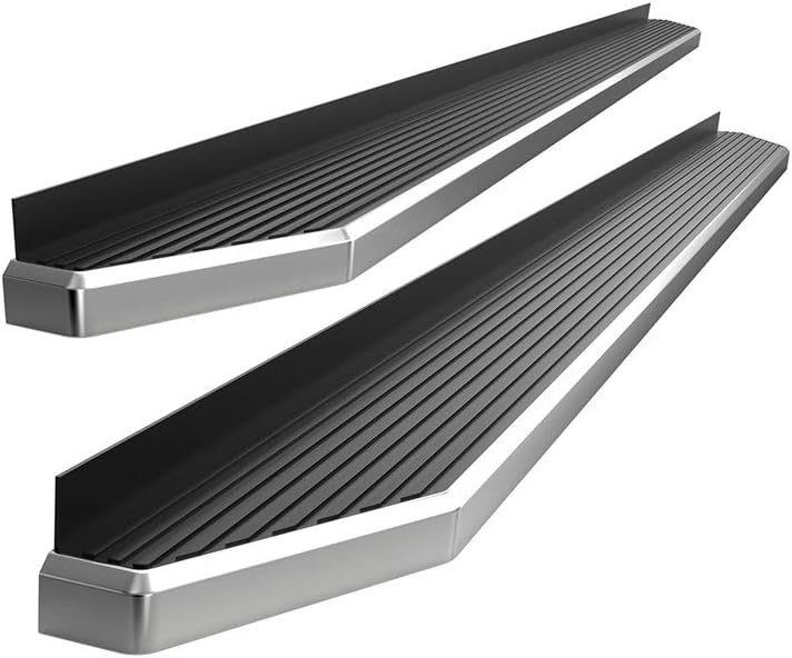 Black Powder Coated Running Boards K2304