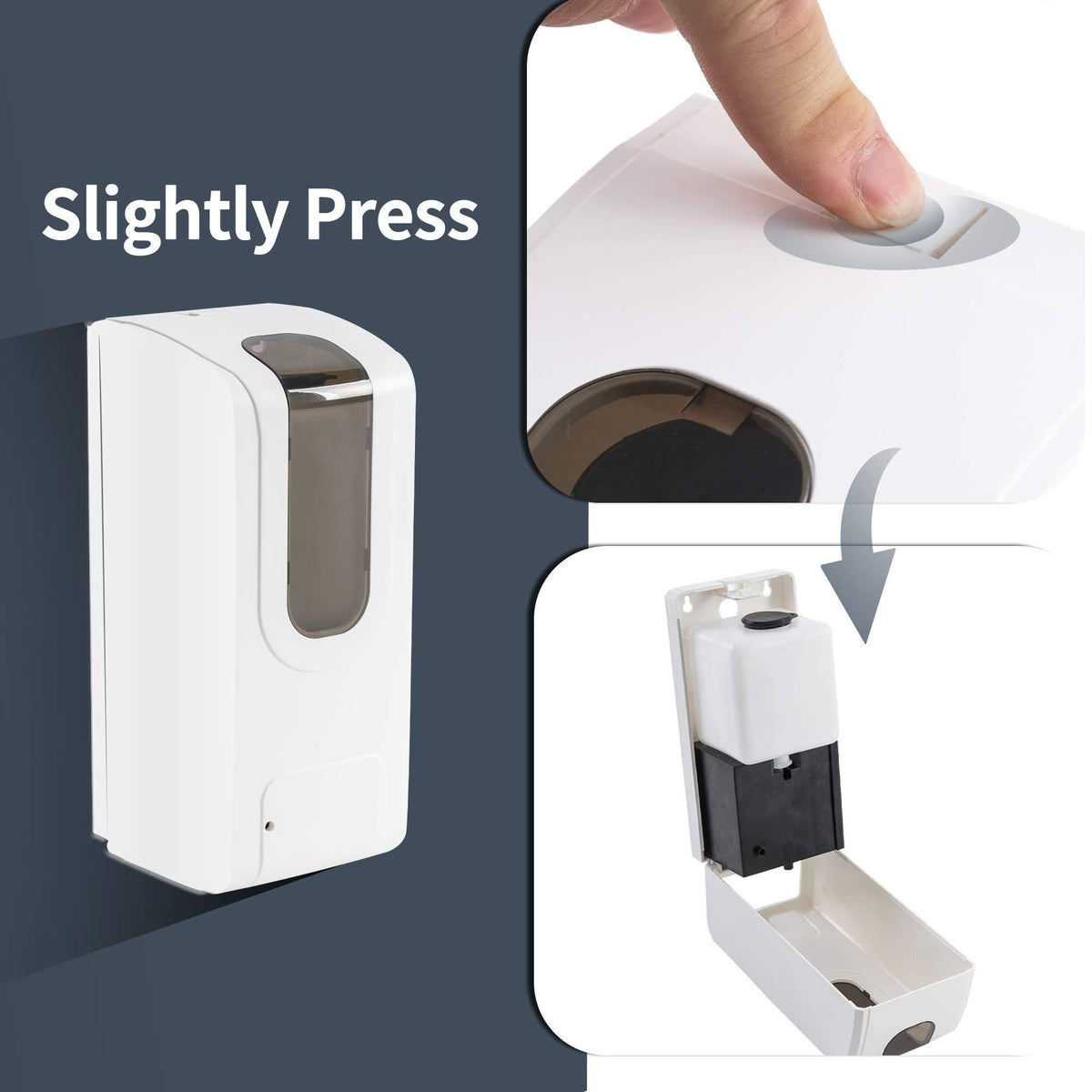 Touchless Automatic Hand Sanitizer Dispenser Stand with 0.5 Gallon Gel Q883224