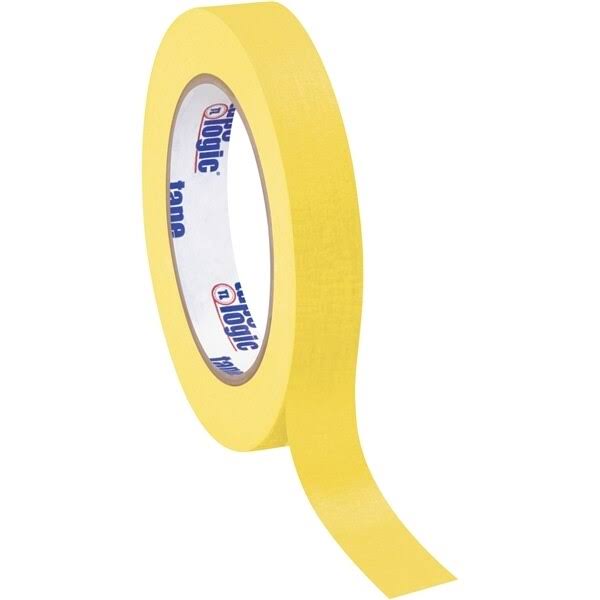 Yellow 3/4x22 x 60 Yard Masking Tape (48 Roll/Case) U821537