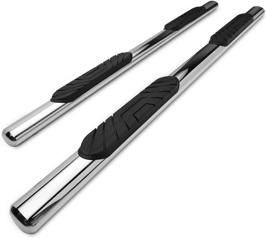 Black Oval Side Bars Nerf Bars Running Boards 2Pcs A923322
