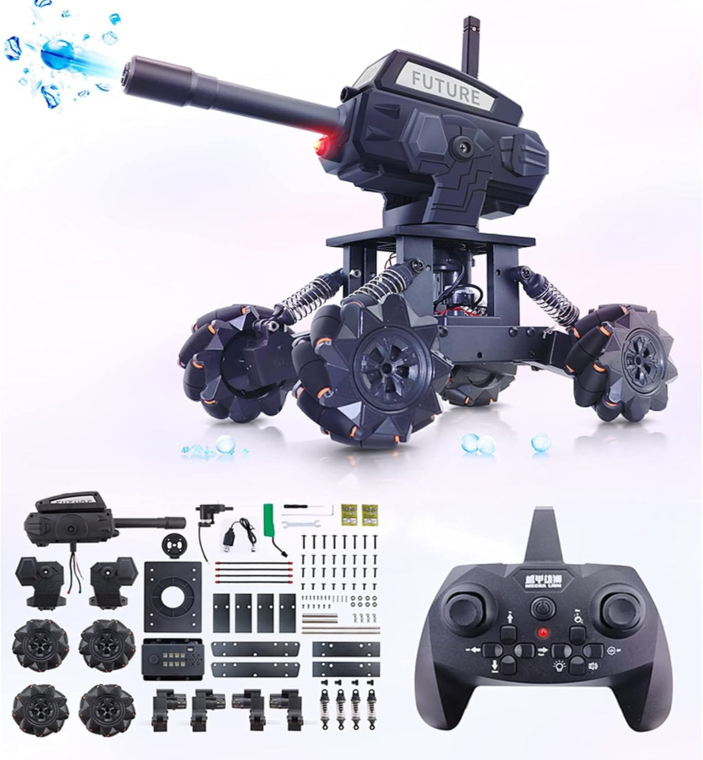 Robot Arm Kit and Remote Control Excavator, 3-in 1 Science Kits with 4-DOF Robotic Car, DIY Toy, Pack of 2 X95465
