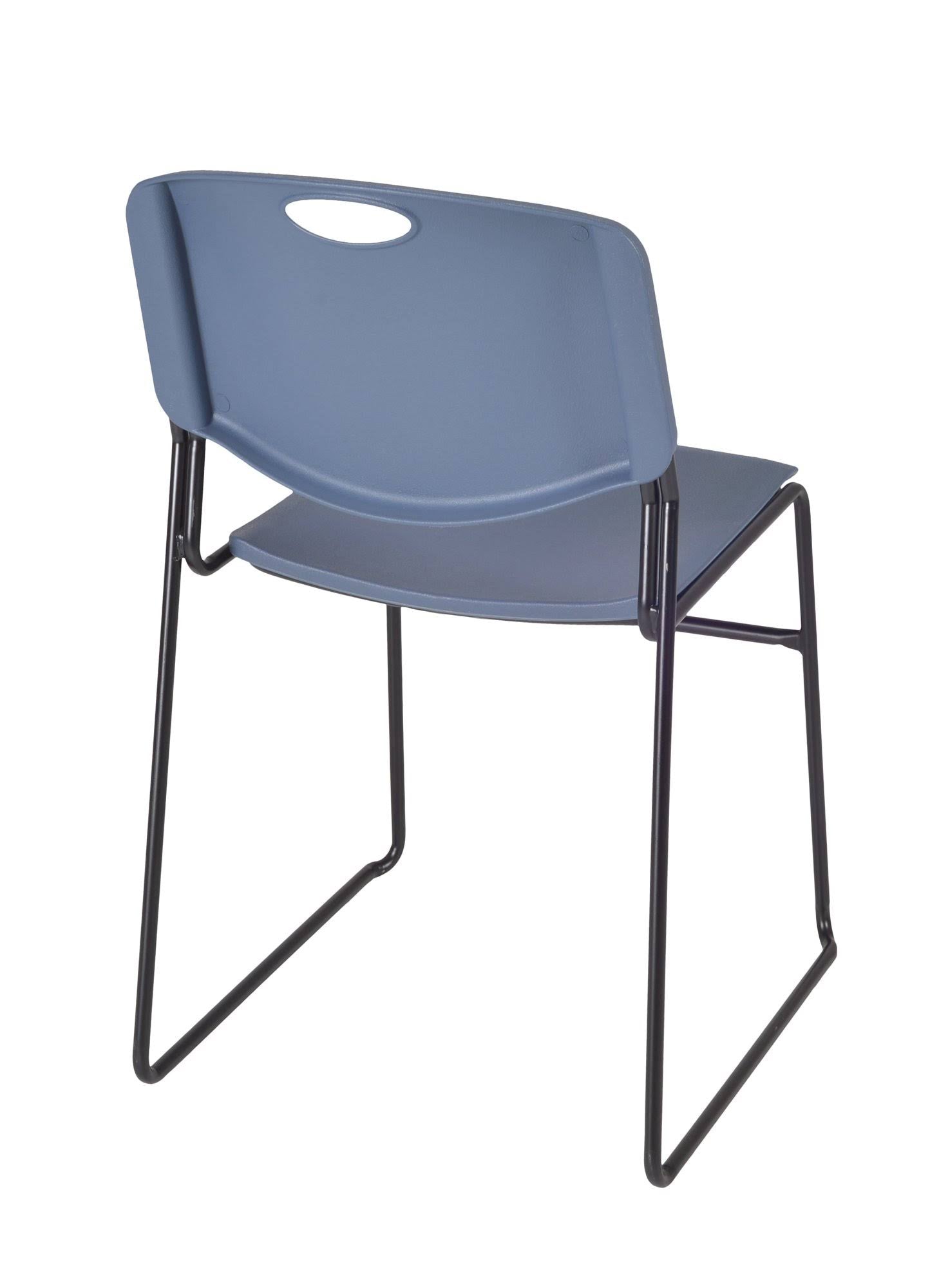Round Breakroom Table with 4 Stack Chairs P6097