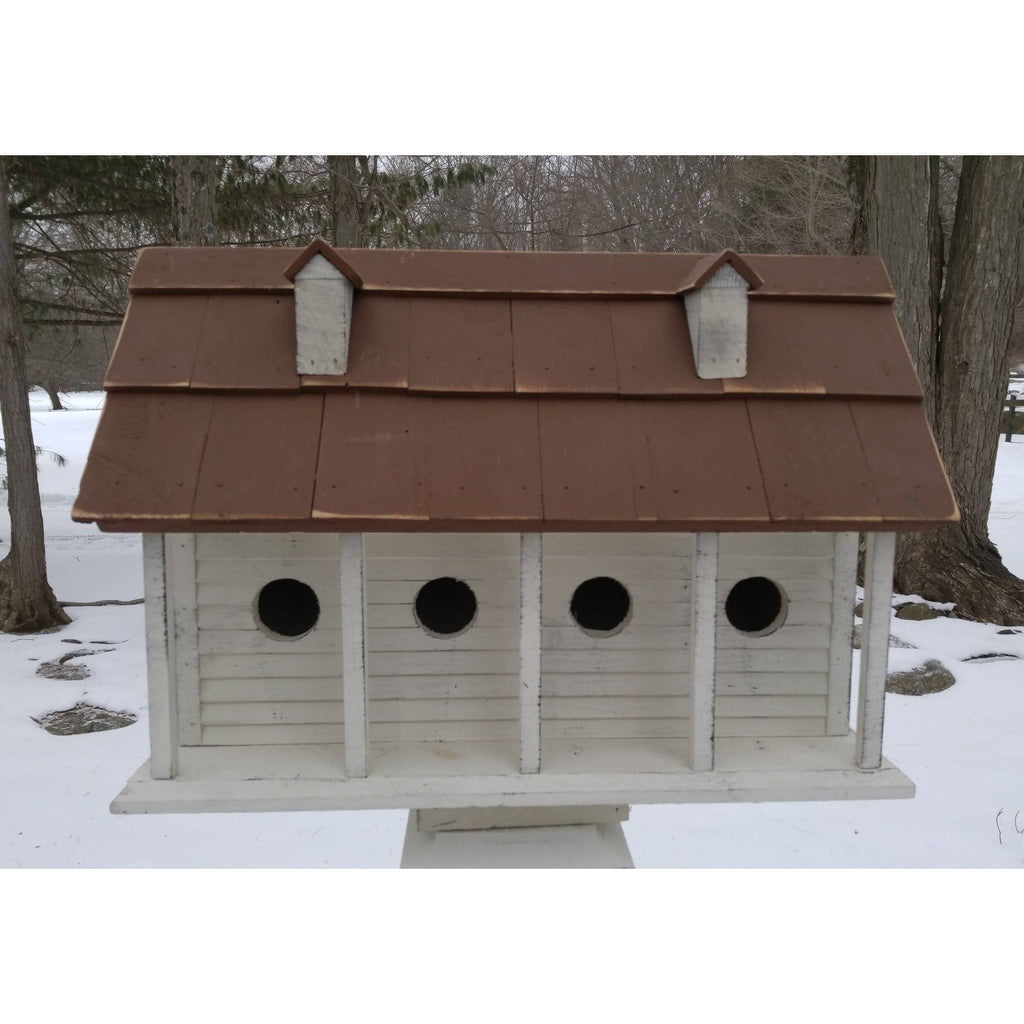 White Large Bird House Z4717