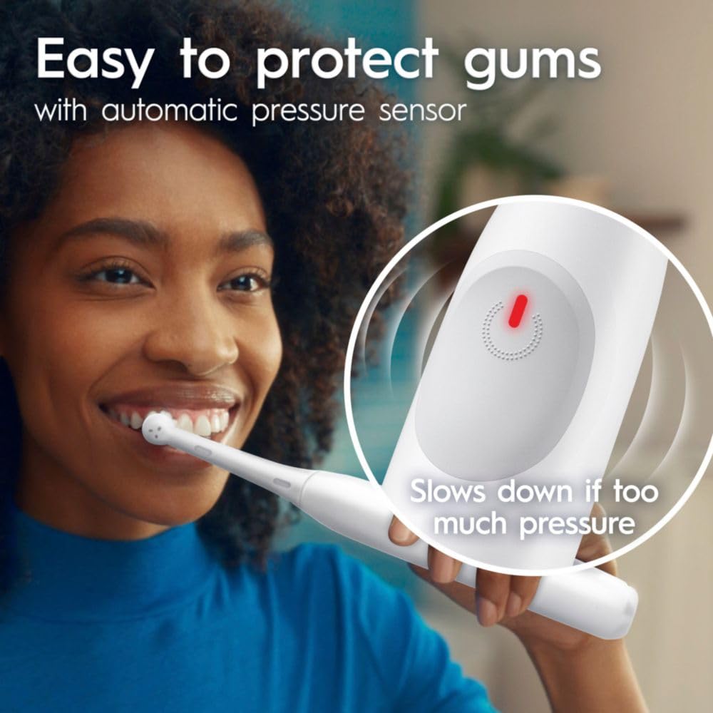 Pure White Rechargeable Electric Toothbrush with 2 Brush Heads X530984