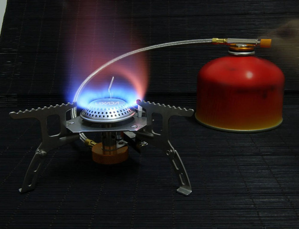 Camping Foldable Gas Set with Gas Conversion Head Adapter J18210