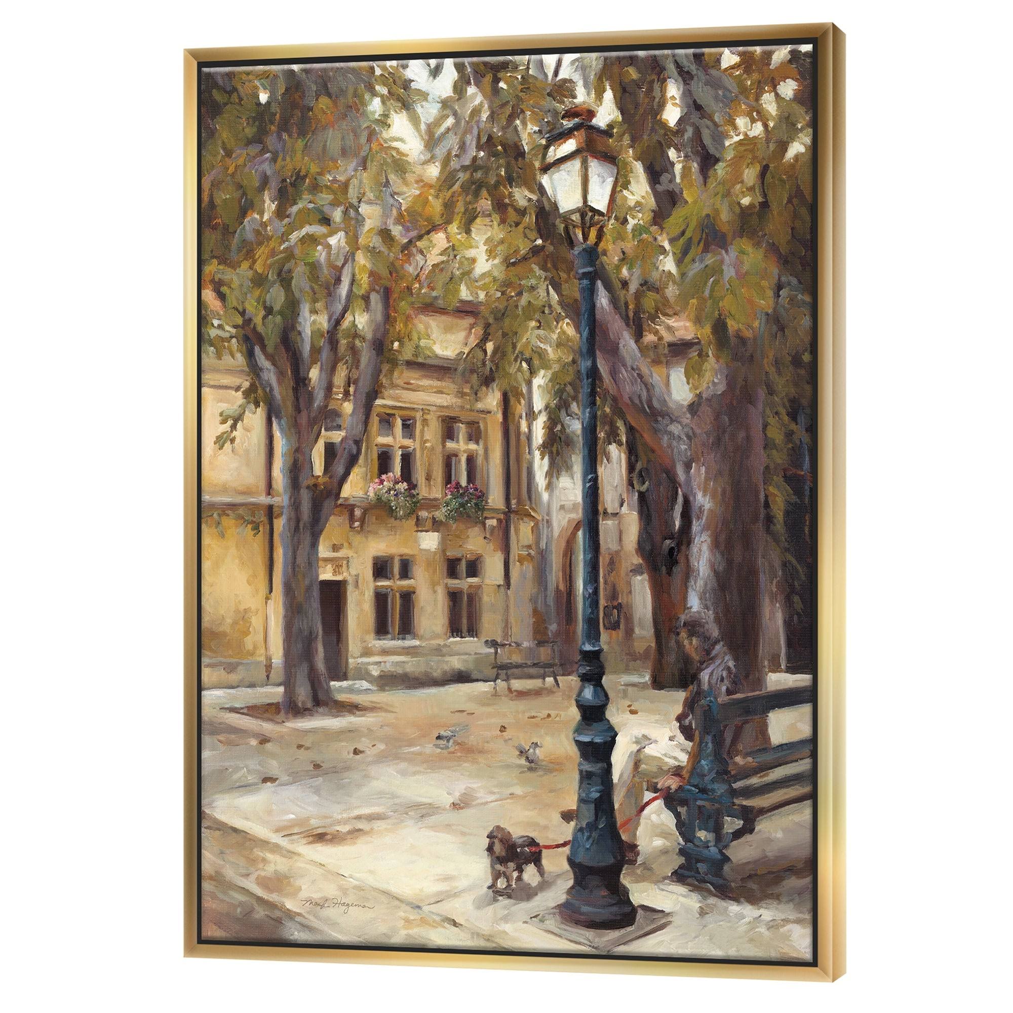 Grey Gold Framed Canvas 16 in. Wide x 32 in. High R3286