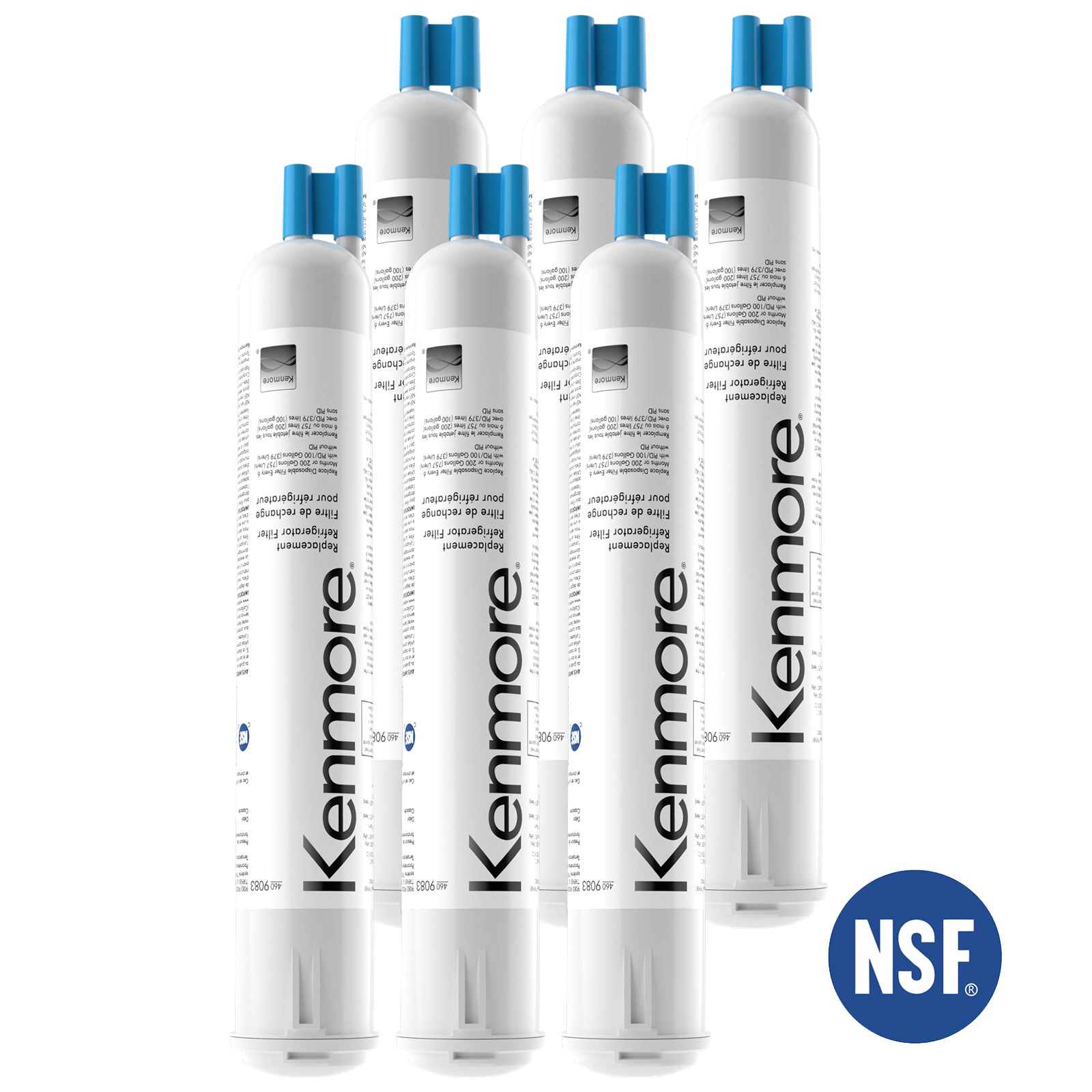 6 Pack Refrigerator Water Filter Replacement Cartridge U4425
