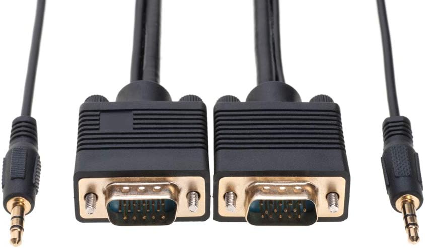 6FT SVGA + Audio Monitor Cable, Male to Male G413