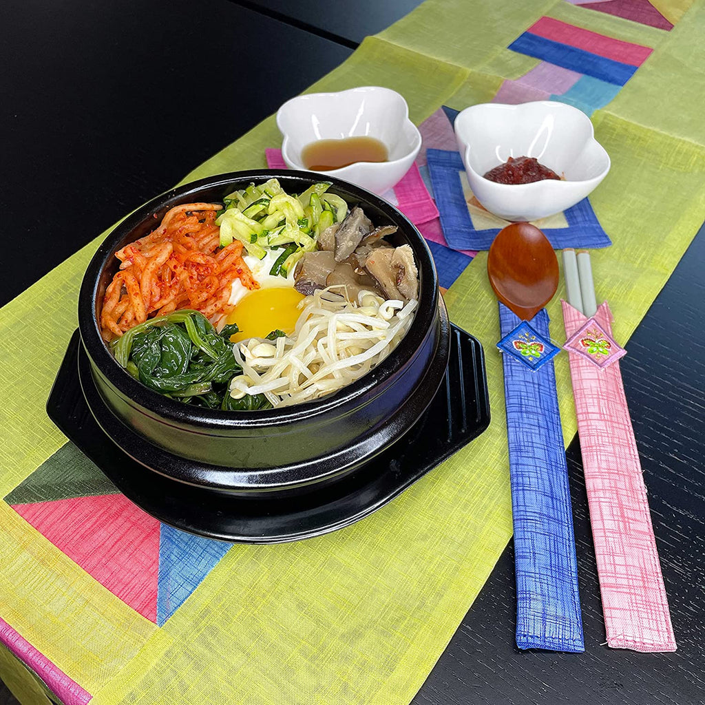 32 Fl Oz Korean Earthenware Cookware with Tray L5421