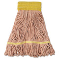 Small Orange Cotton/Synthetic Fiber Mop Head K216211