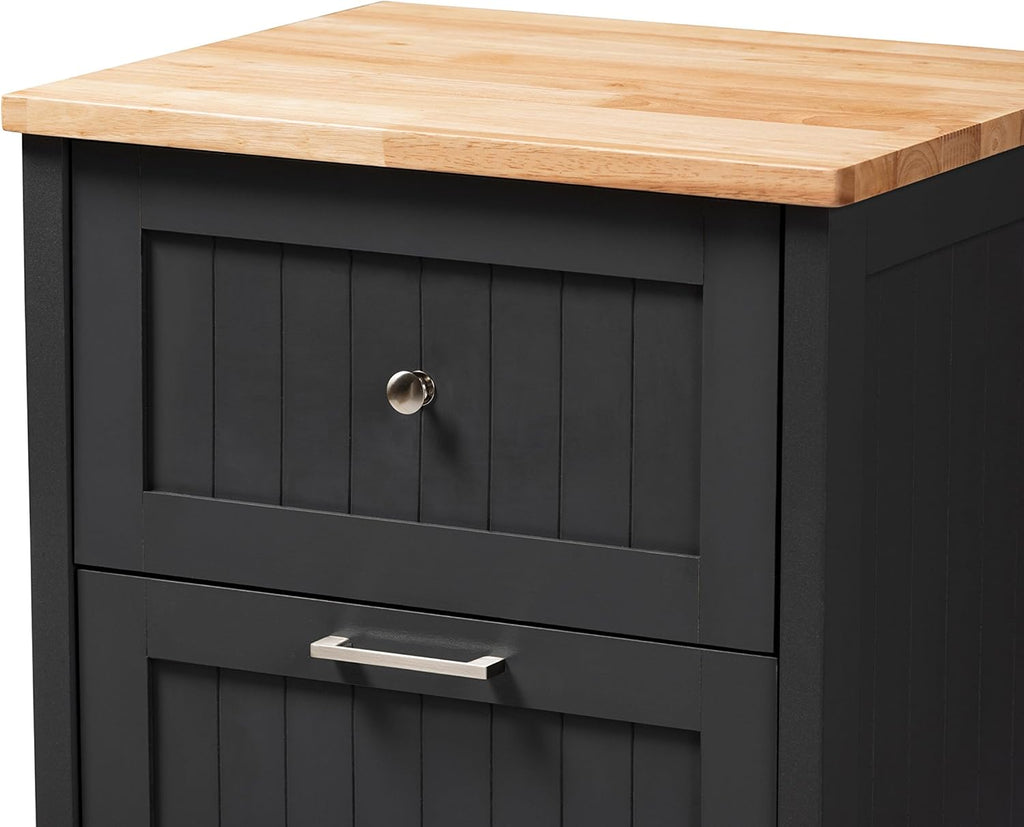Dark Grey Oak Brown Kitchen Cabinet K976334