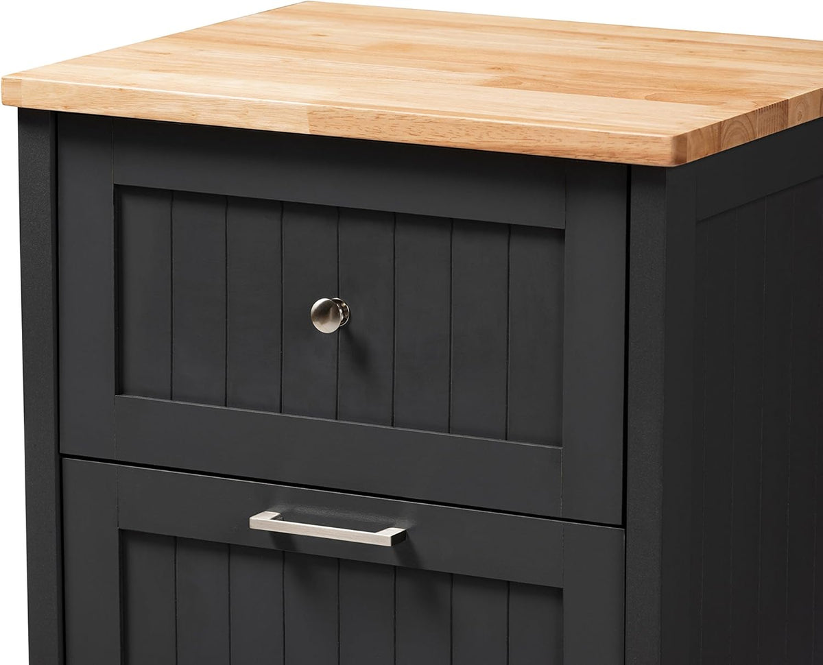 Dark Grey Oak Brown Kitchen Cabinet K976334