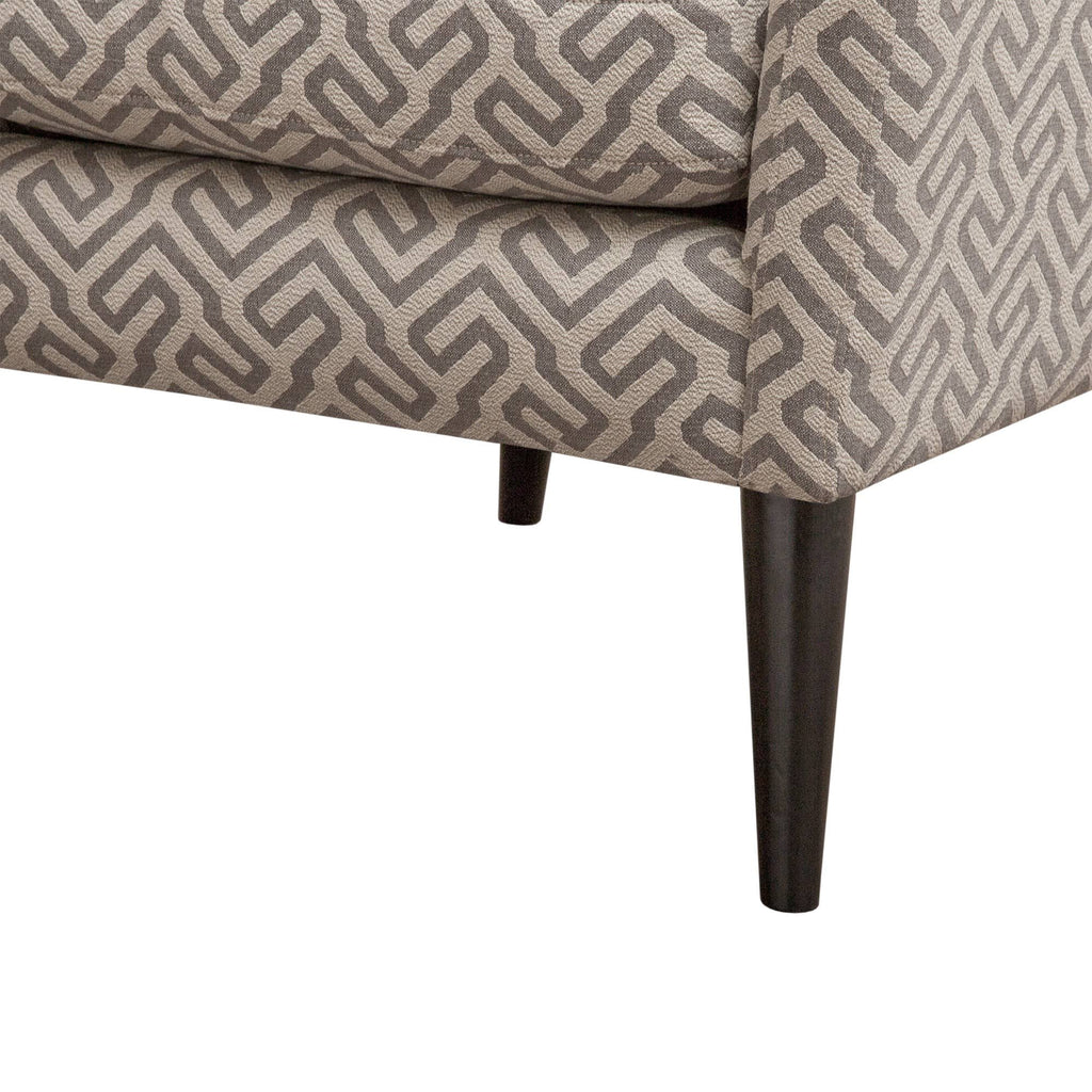 Grey Concave Club Chair B79849