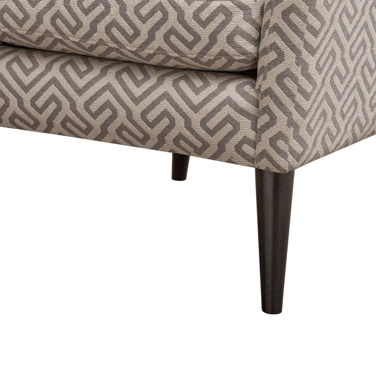 Grey Concave Club Chair B79849