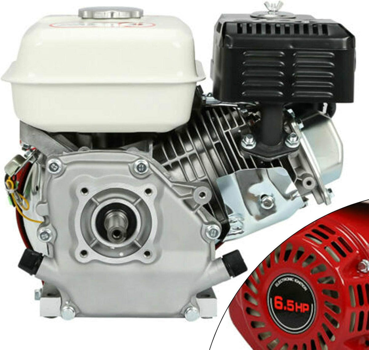 6.5HP 160CC Pull Start Gas Engine Motor 3600RPM Air Cooled Shaft Diameter 20mm X168