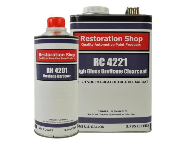 Yellow Urethane Basecoat Automotive Car Paint 1 Gallon Kit O221975