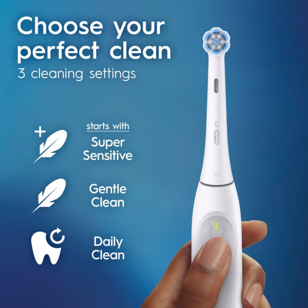 Pure White Rechargeable Electric Toothbrush with 2 Brush Heads X530984