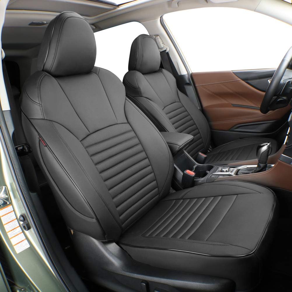Beige Leatherette Car Seat Covers for Subaru Outback 2020 2021 2022 O7245