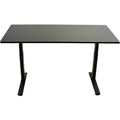 Black Bamboo Electric Adjustable Height Standing Desk M362472