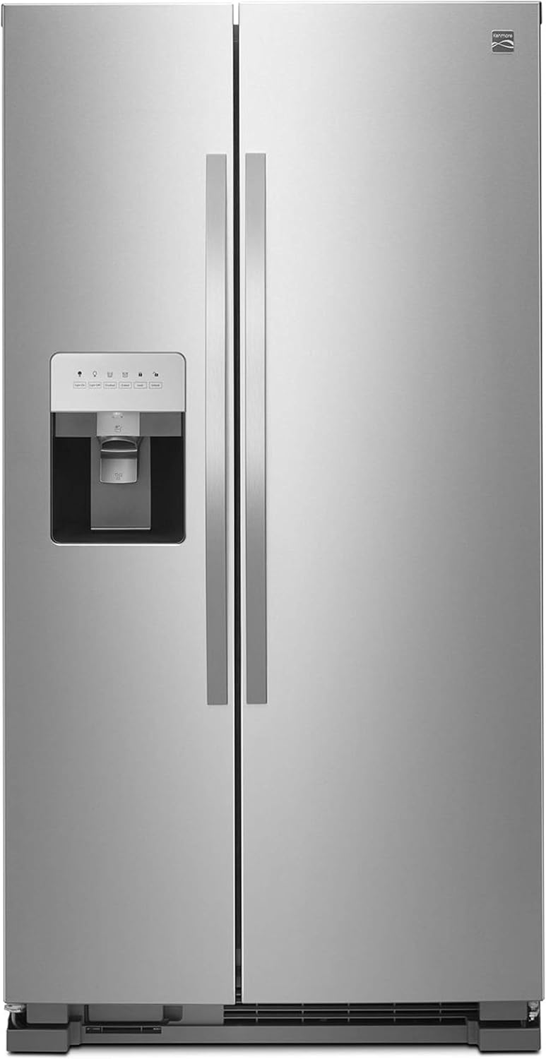 Black 36 Side-by-Side Refrigerator and Freezer M405