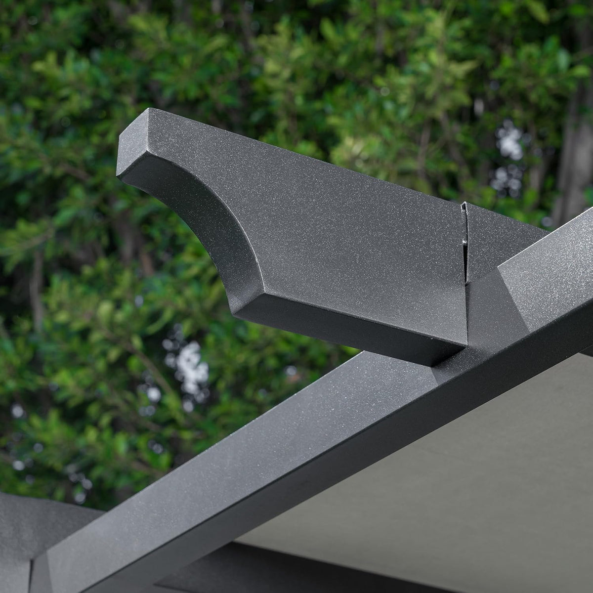 8 x 10 Ft. Metal Pergola with Adjustable Gray Canopy R439