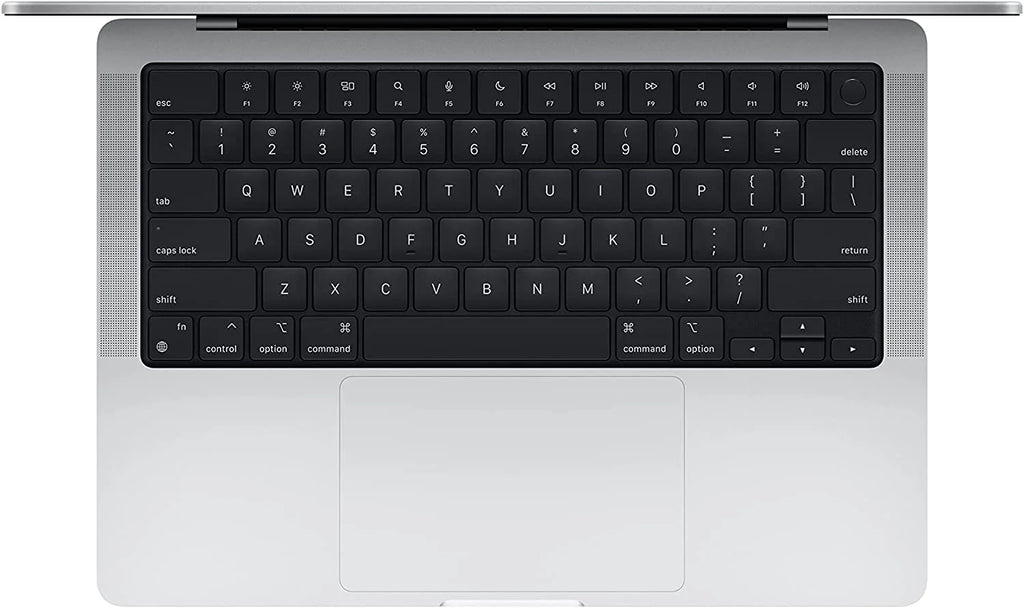 Refurbished MacBook Pro 14" Laptop, M1 Pro, 8 Core CPU, 14 Core GPU, 16GB RAM, 512GB SSD, Silver, Blue Bag U926332