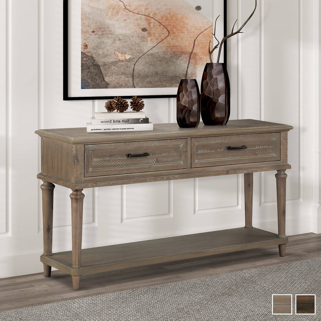 Driftwood Light Brown Sofa Table B8121