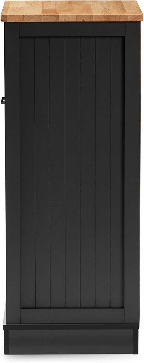 Dark Grey Oak Brown Kitchen Cabinet K976334