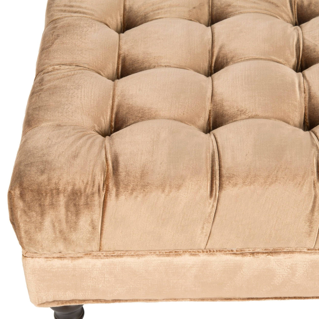 Gold Olive Cocktail Ottoman D32605
