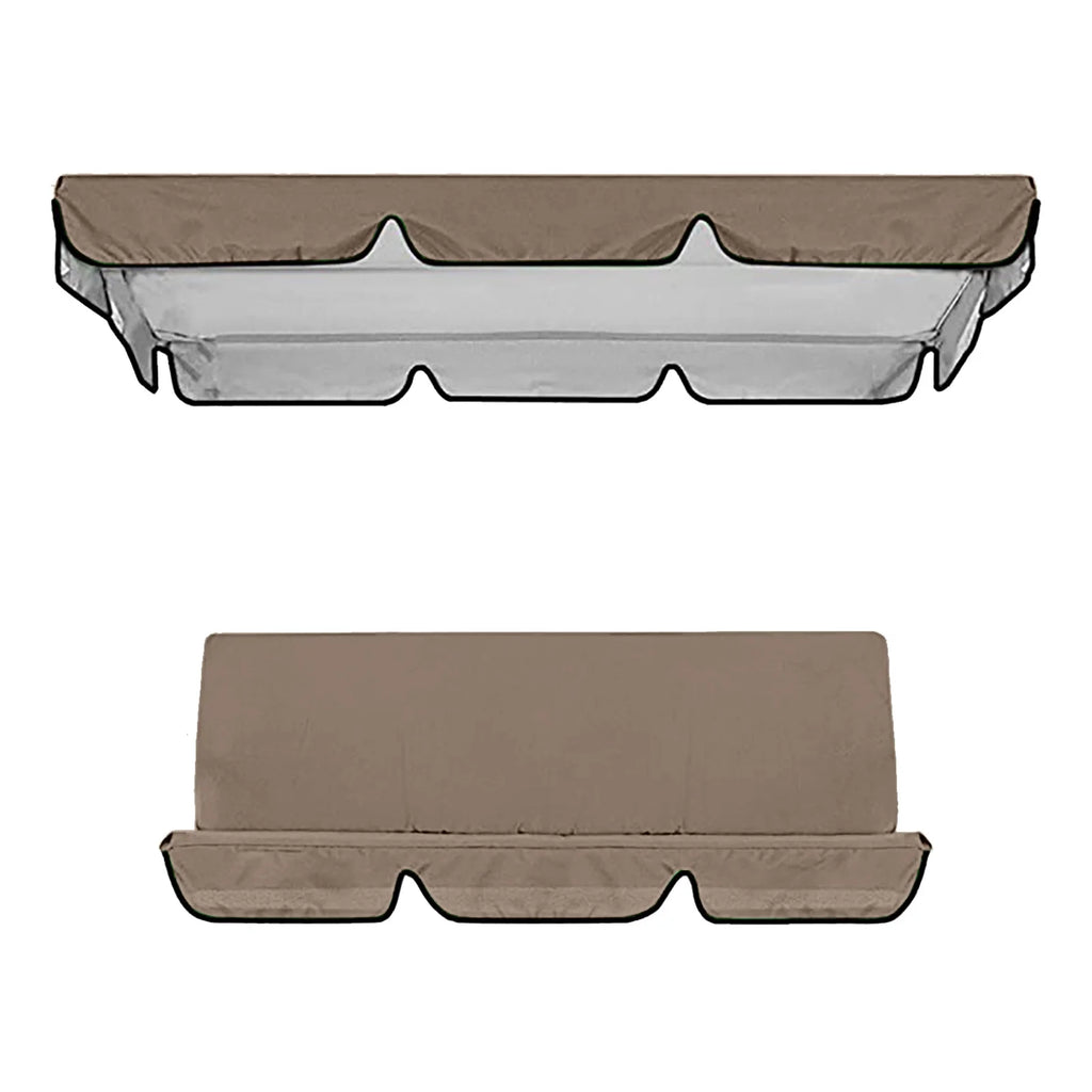 Outdoor Courtyard Swing Ceiling Cover Awning Rain Cover Replacement Cloth F52825