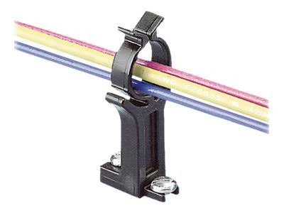 Black Nylon 6-6 Cable Retainer x10 Q9014