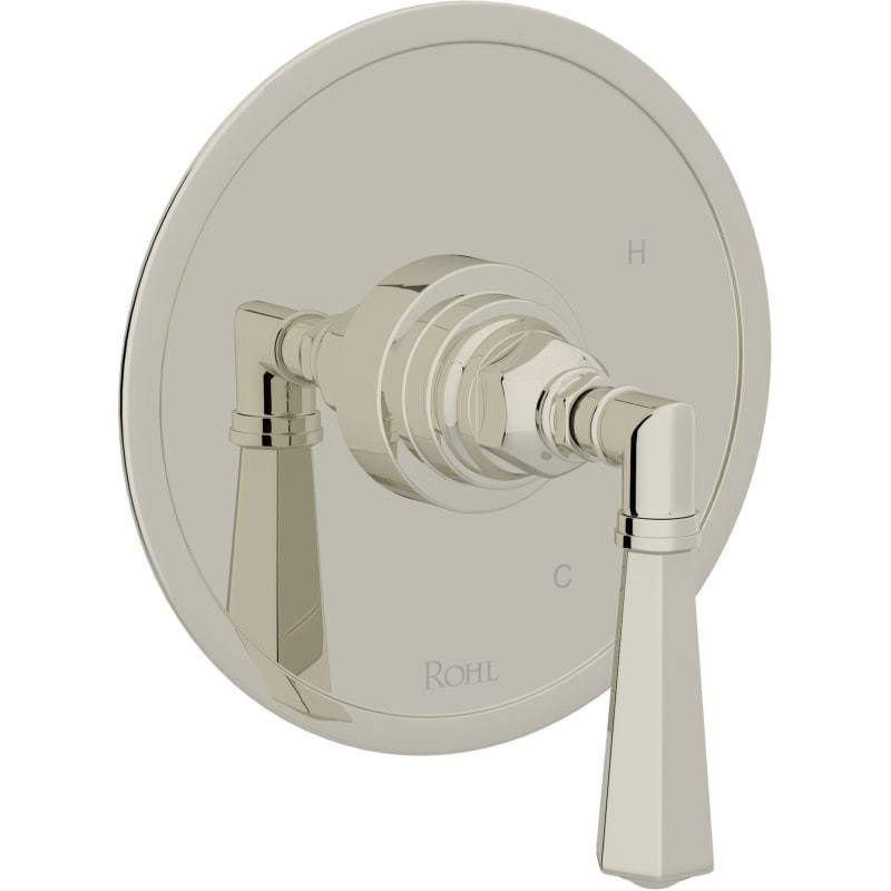 Polished Nickel Pressure Balance Trim with Lever Handles O70200