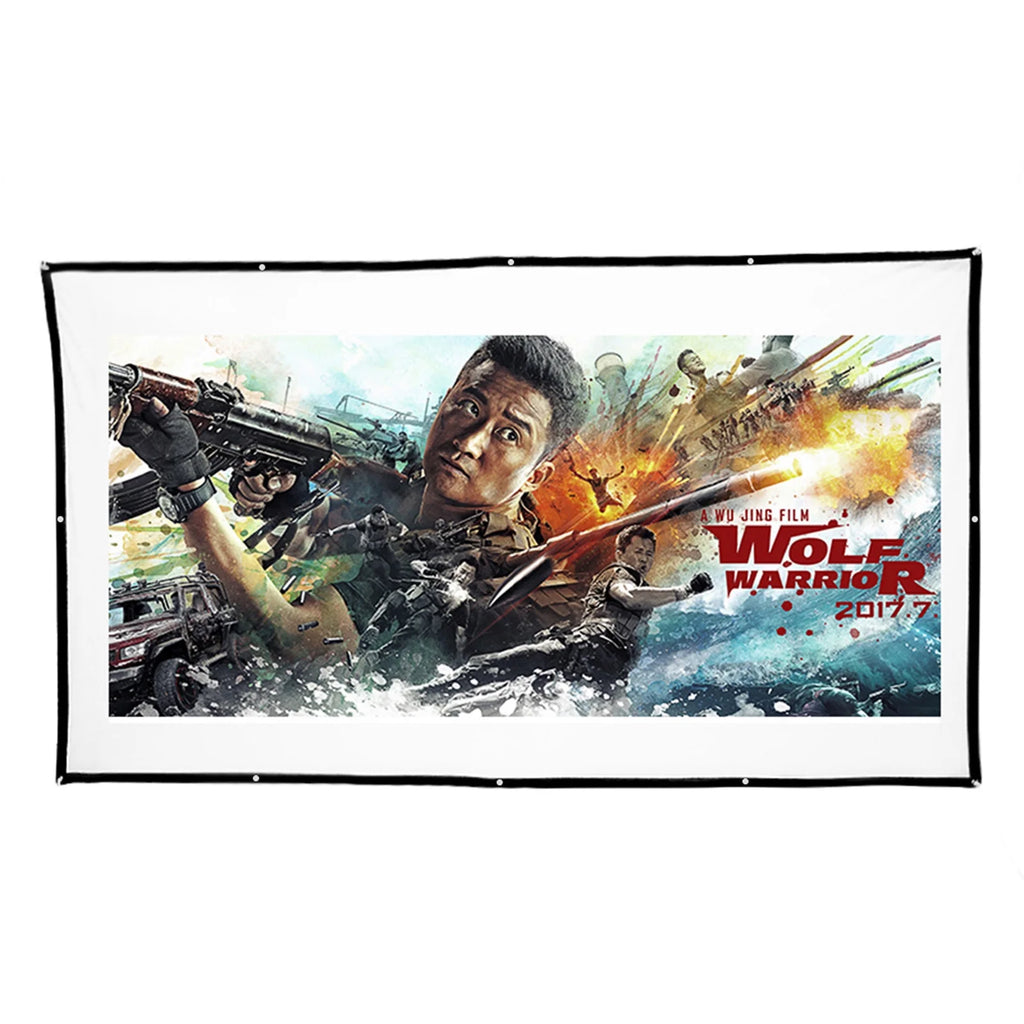 150 Inch 16 9 White Projector Screen W94927