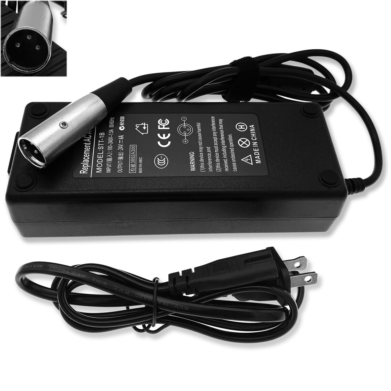 24V 4A 96W Electric Scooter Battery Charger M6263