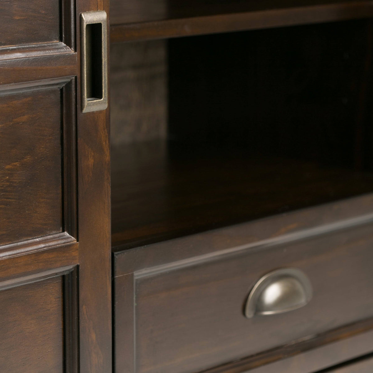Solid Wood TV Media Stand Y94131