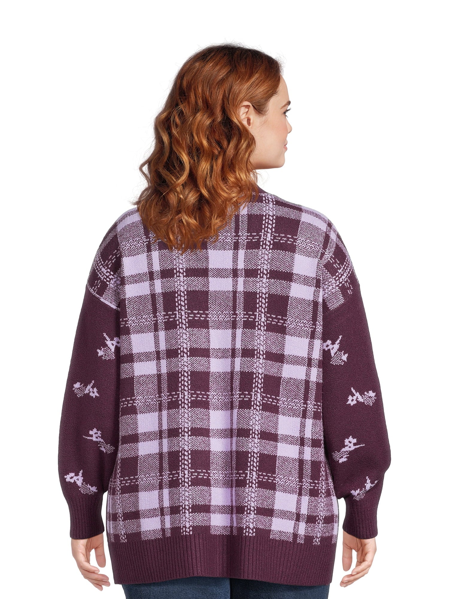 Women's Plus Button Front Cardigan Sweater N779075
