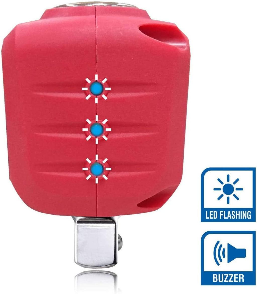 1/2" Heavy Duty Digital Torque Adapter with Buzzer and LED Flash Notification, Pack of 2 U119438