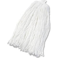 White Rayon Cut-End Wet Mop Head, 12/Carton K887
