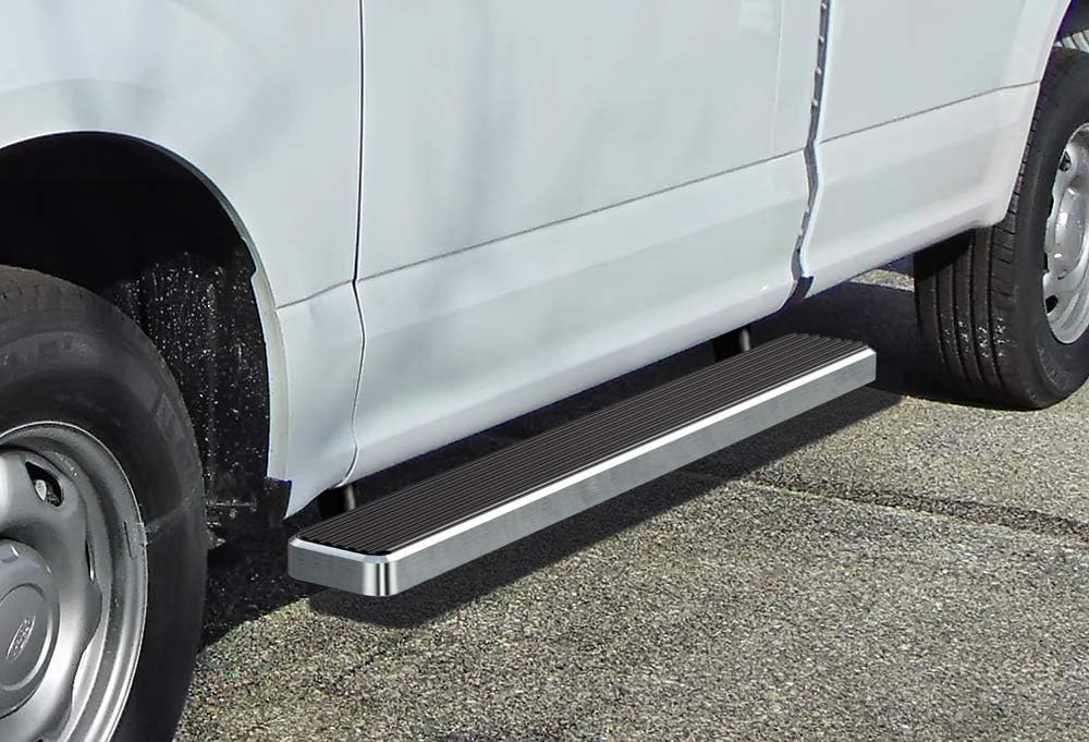 Black Powder Coated Running Boards K2304