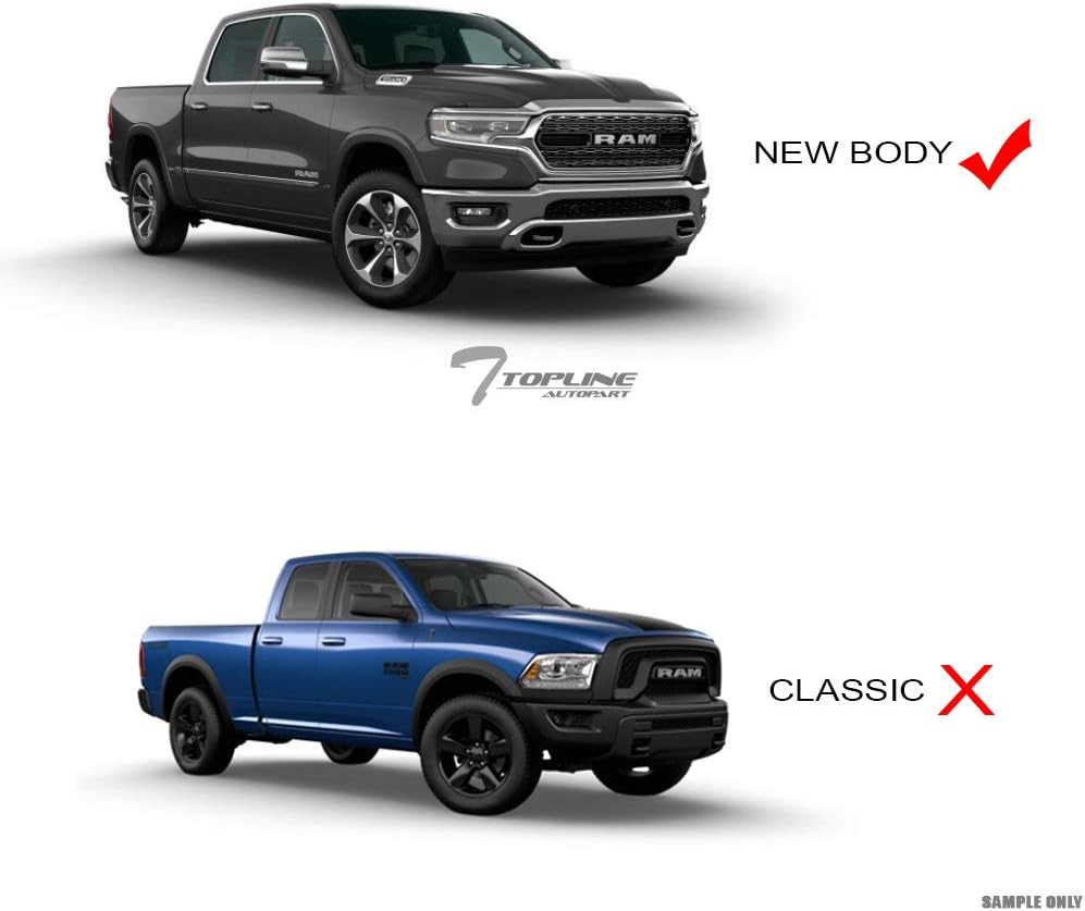 Oval Matte Black Side Step Nerf Bars Rail Running Boards For Dodge Ram 1500 Crew Cab P489
