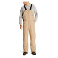 Beige Khaki Insulated Overall Bib O6191