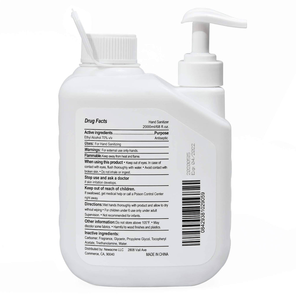 Touchless Automatic Hand Sanitizer Dispenser Stand with 0.5 Gallon Gel Q883224